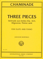 ムラマツフルート｜THREE PIECES (ED.BASTABLE): 楽譜