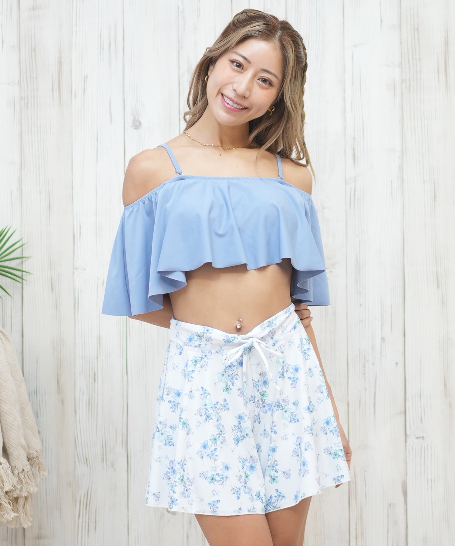 Beach Queen ビーチクイーン 水着 レディース 3点セット ショーツ付き