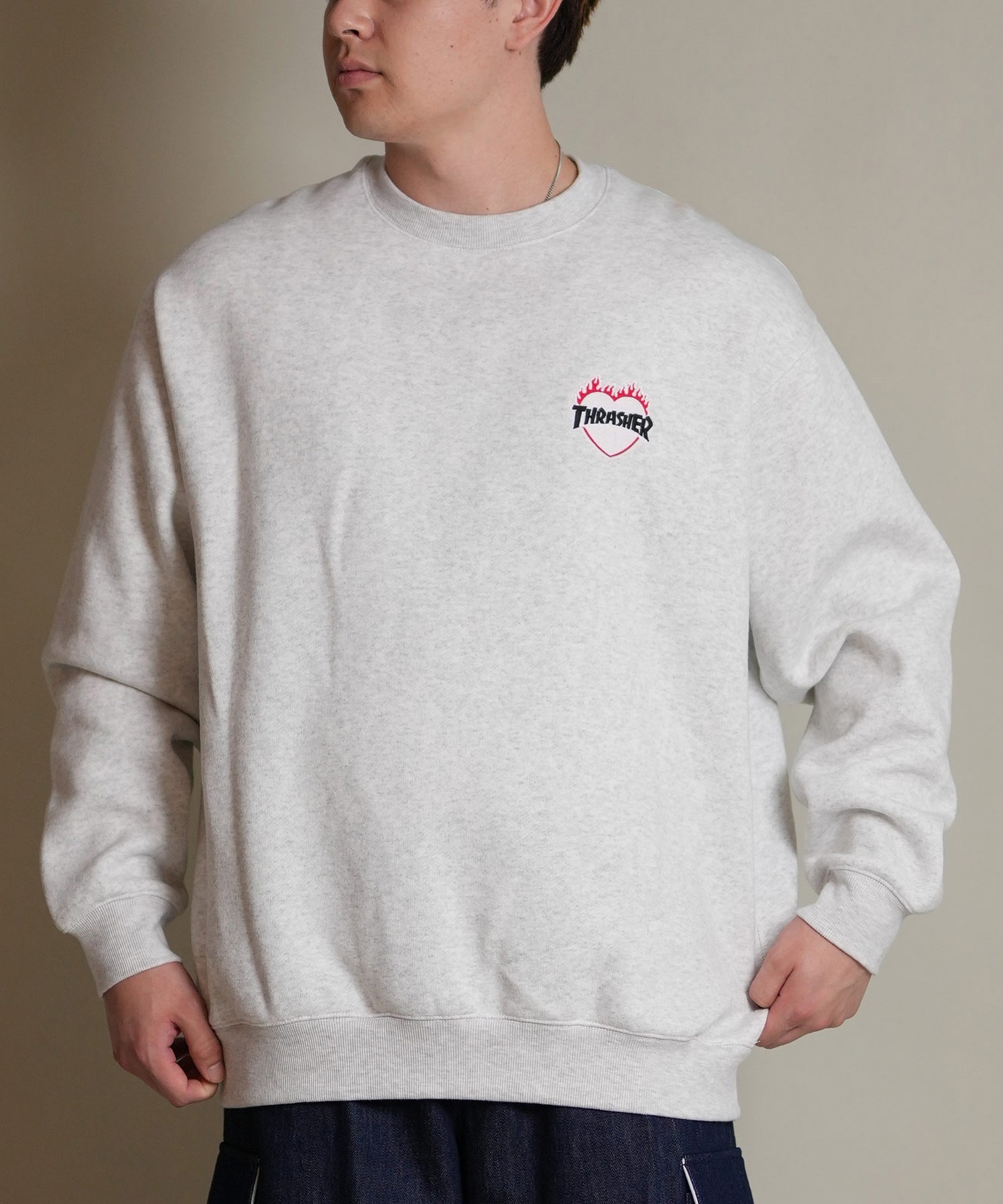 THRASHER スラッシャートレーナー スウェット メンズ クルーネック