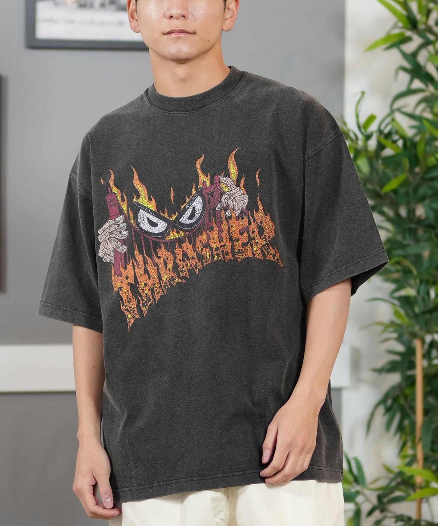 THRASHER スラッシャー 半袖 Tシャツ メンズ フロントプリント