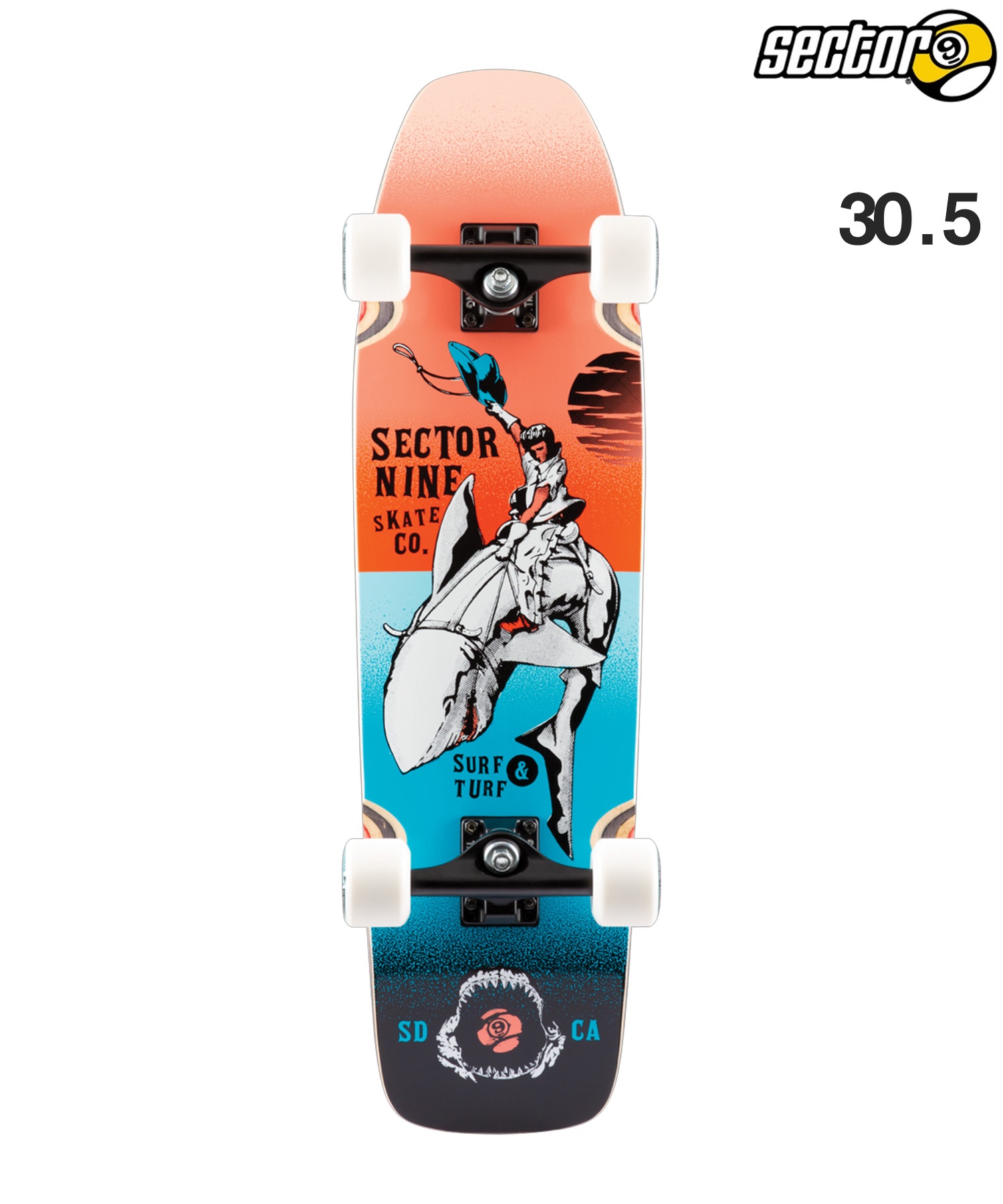SECTOR9 セクターナイン スケートボード ロングスケート 30.5inch