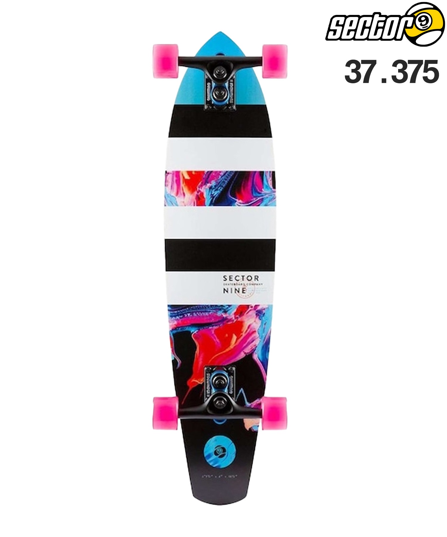 SECTOR9 セクターナイン ロング スケートボード コンプリート 33.37
