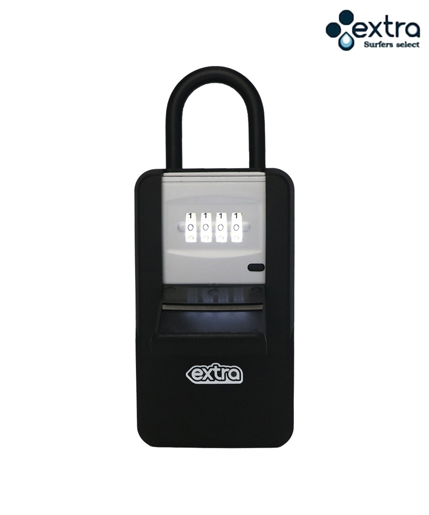 EXTRA エクストラ キーポッド LED ダイヤル式 キーロック ムラサキ