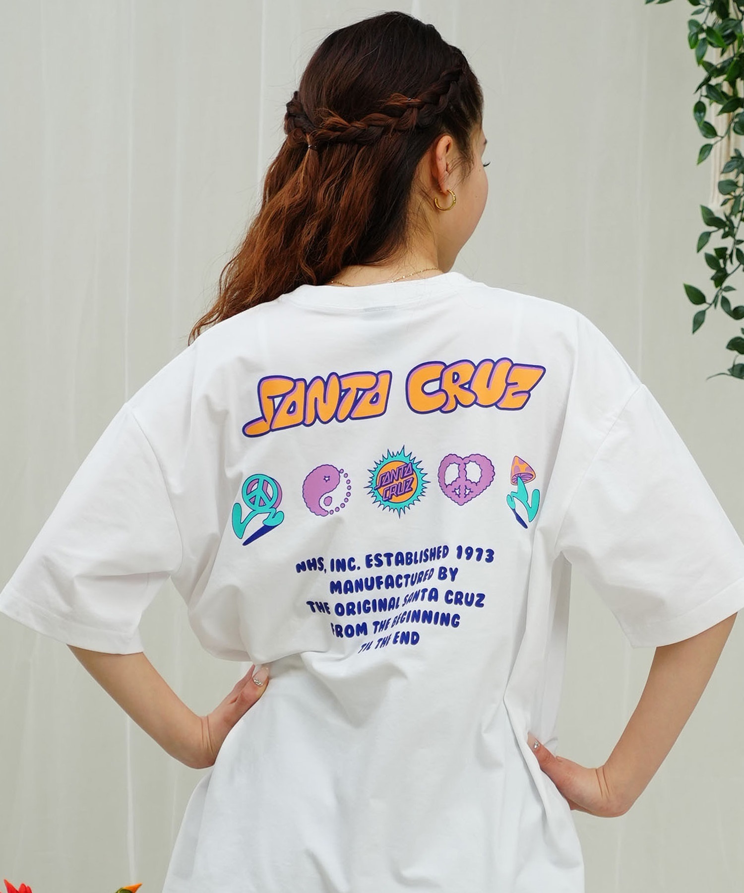 SANTACRUZ サンタクルーズ レディース ラッシュガード Tシャツ 半袖