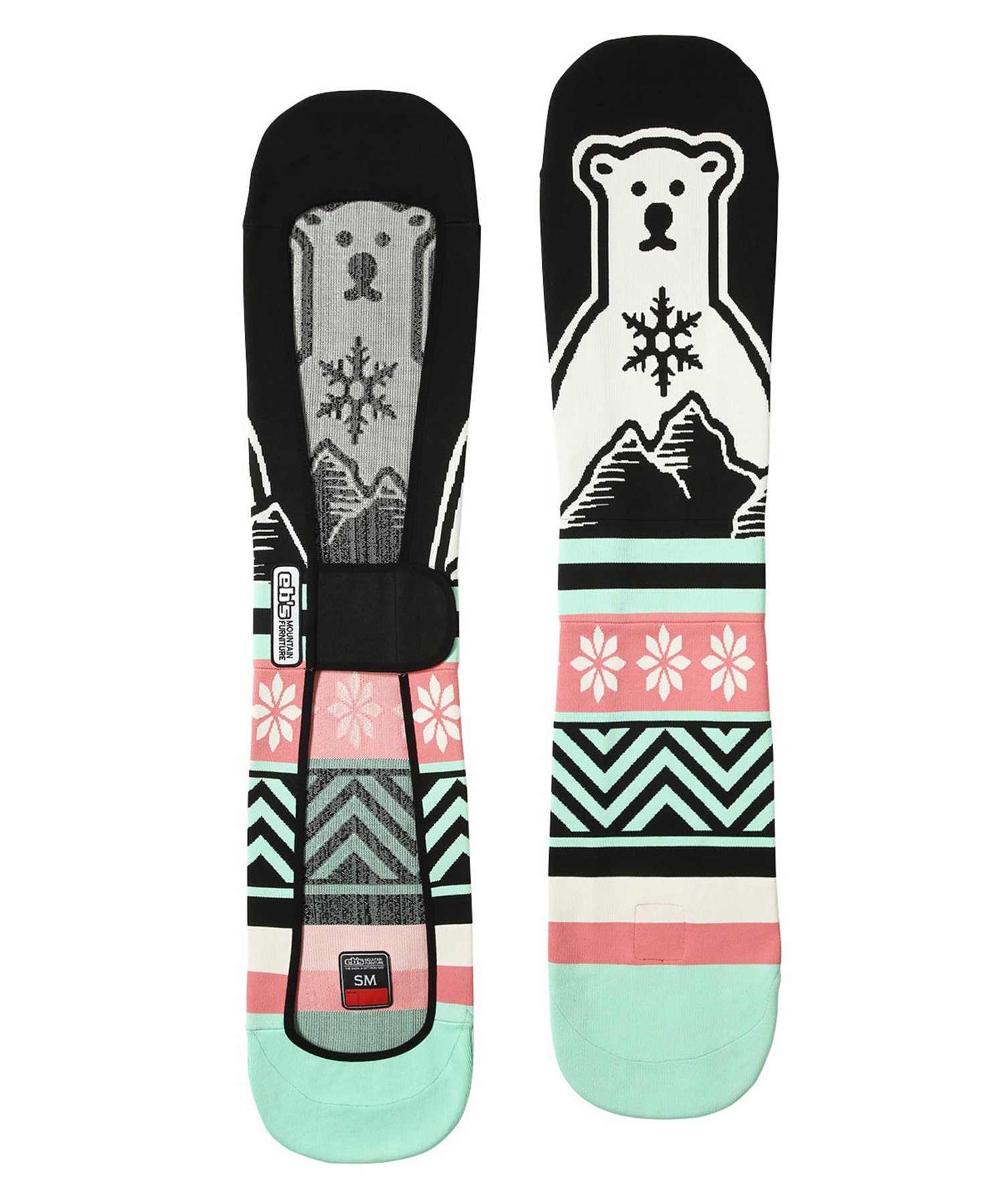 eb's エビス KNIT COVER BEAR ニットカバー スノーボード ソールガード