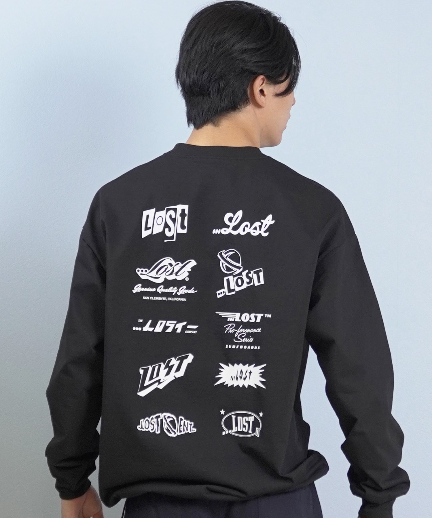 lost ロスト 長袖 Tシャツ ロンT メンズ AIRDRYシリーズ UVカット 遮