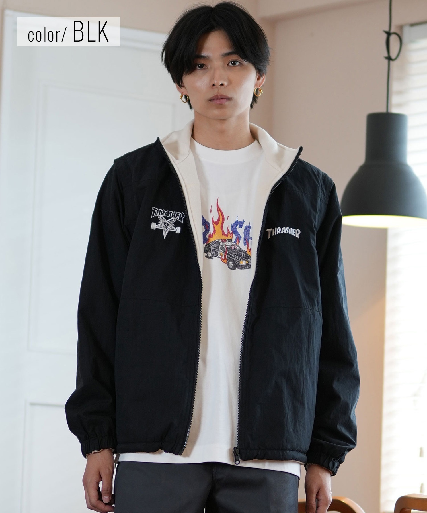 THRASHER スラッシャー アウター メンズ 4WAY ジャケット リバーシブル