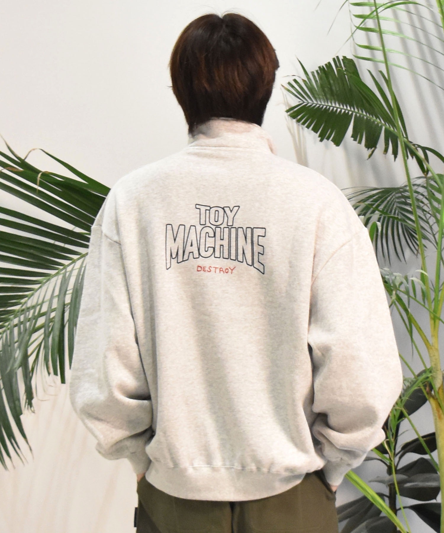 TOY MACHINE トイマシーン メンズ トレーナー MOUSEKATER SWEAT HALF