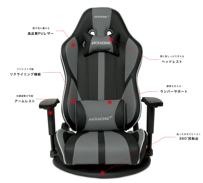 AKRacing エーケーレーシング 極坐 GYOKUZA V2 ゲーミング座椅子を激安