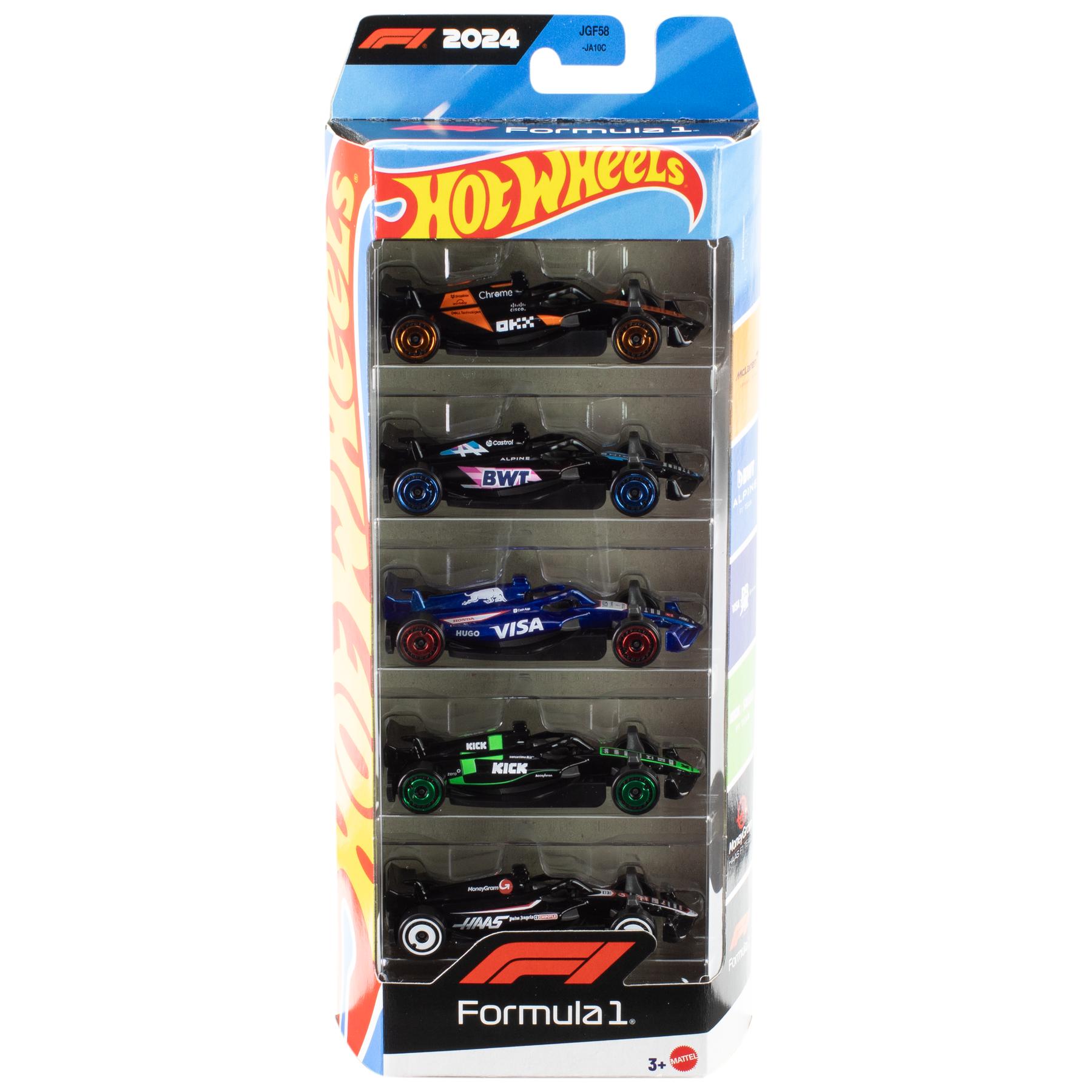 Hot Wheels F1ミニカー 2024年モデル 4台セット Hot Wheels F1ミニカー