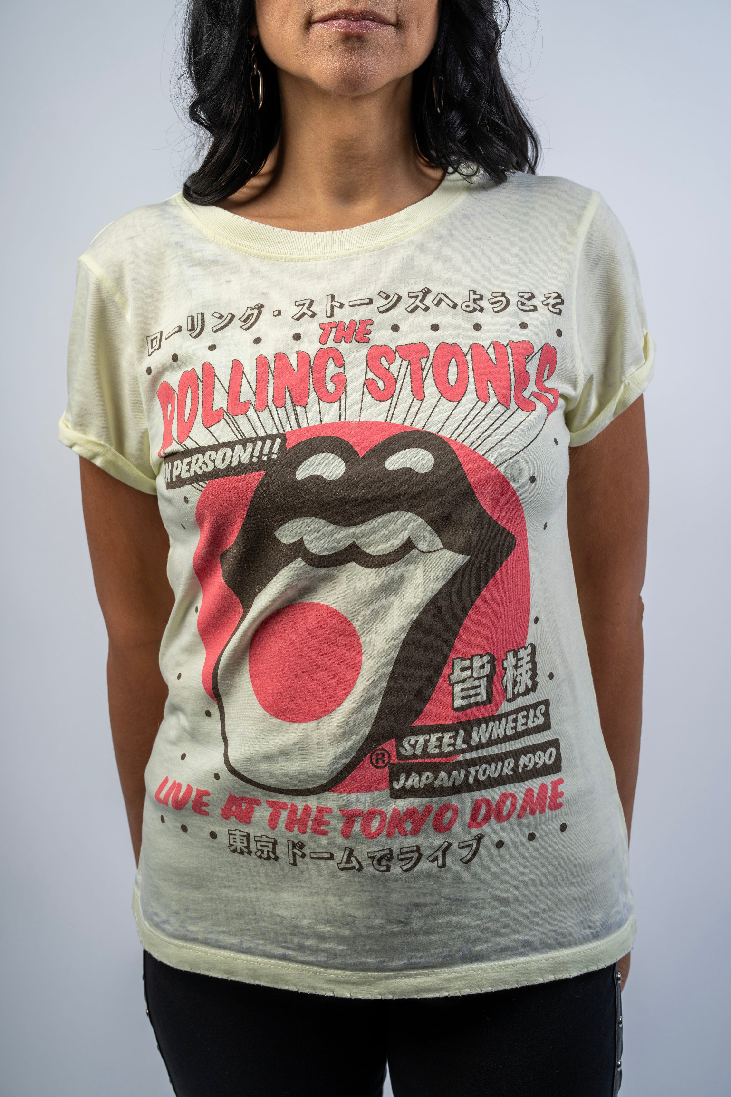 ROLLING STONES TOKYO BURN OUT TEE – Muse Chicago