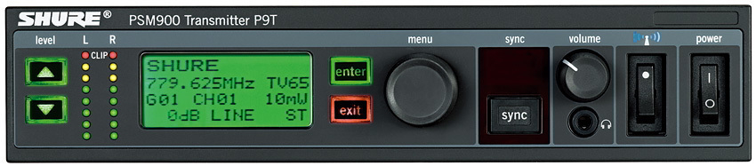 SHURE PSM900シリーズ インイヤーモニター 送信機P9T-L6新品在庫状況を