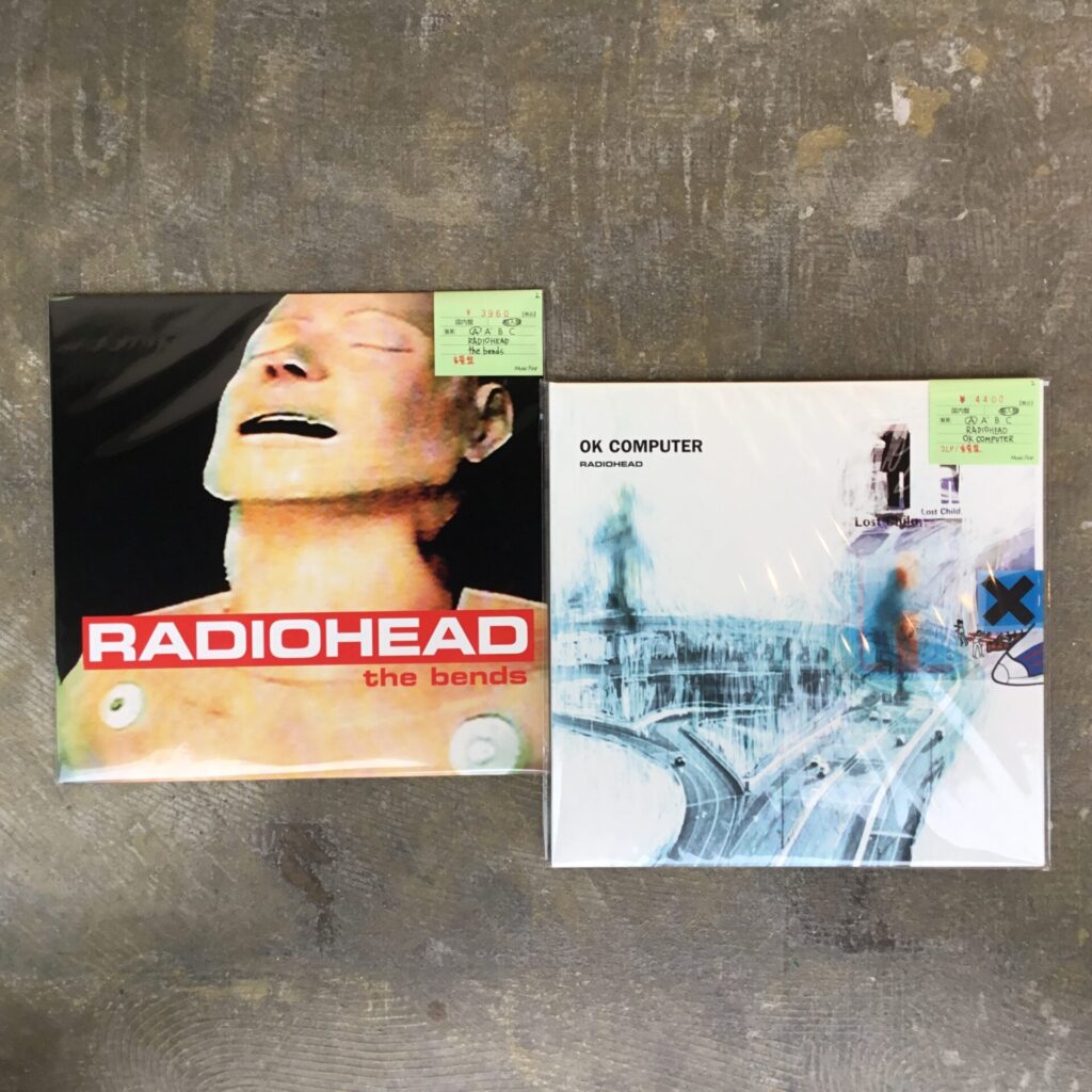 レディオヘッド「The Bends」「OK COMPUTER」が重量盤再発LPで入荷しま