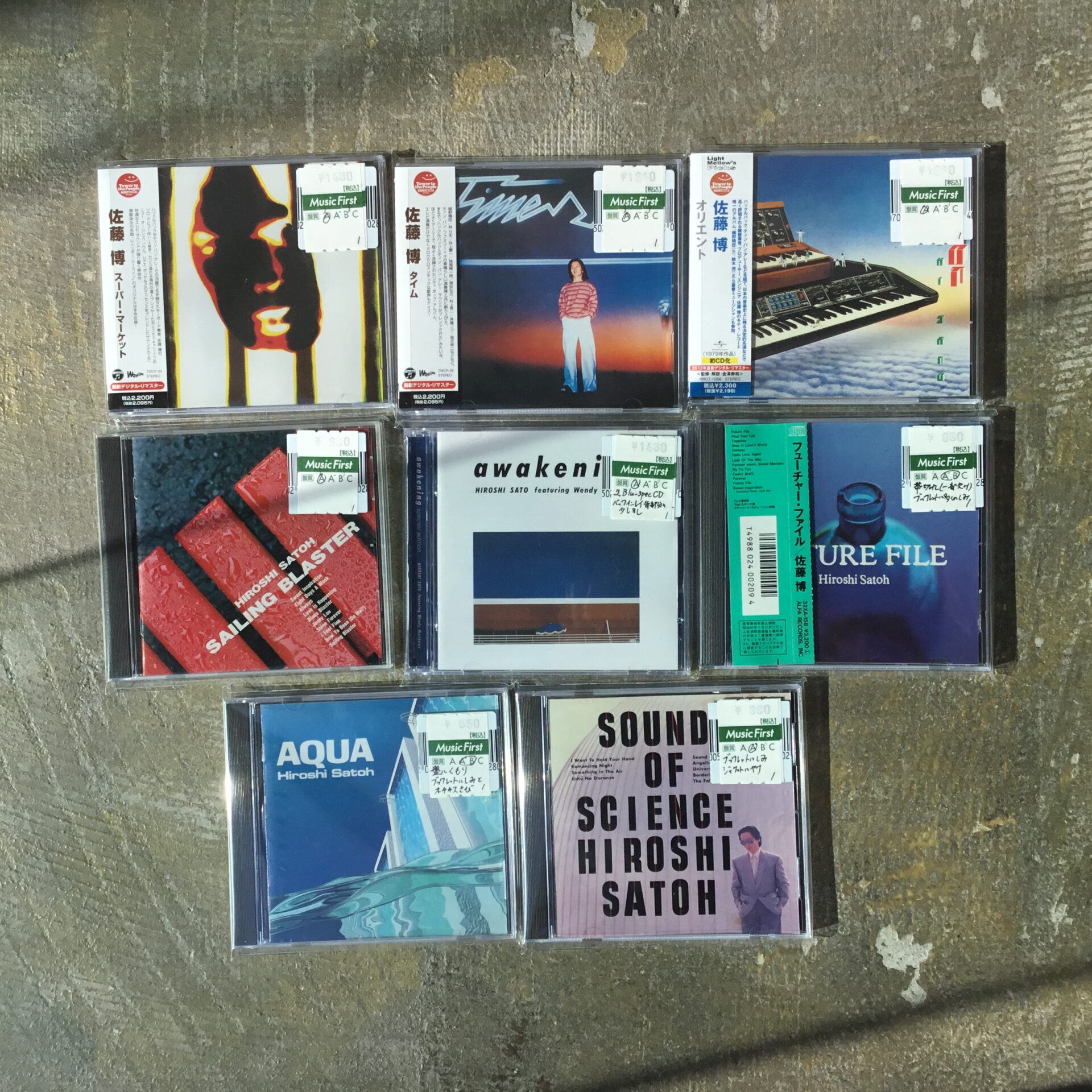 シティポップCDラッシュ⑧】 佐藤博の作品が計22枚入りました。