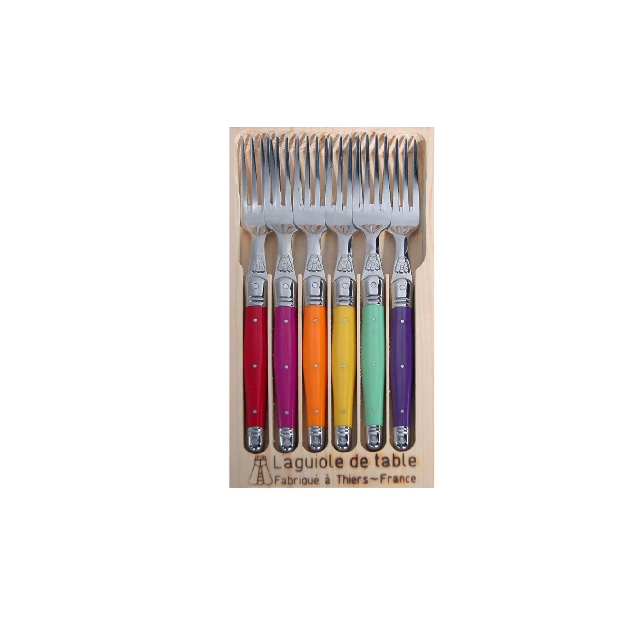 JEAN DUBOST LAGUIOLE 6 TUTTI FRUITY FORKS – monsieur marcel