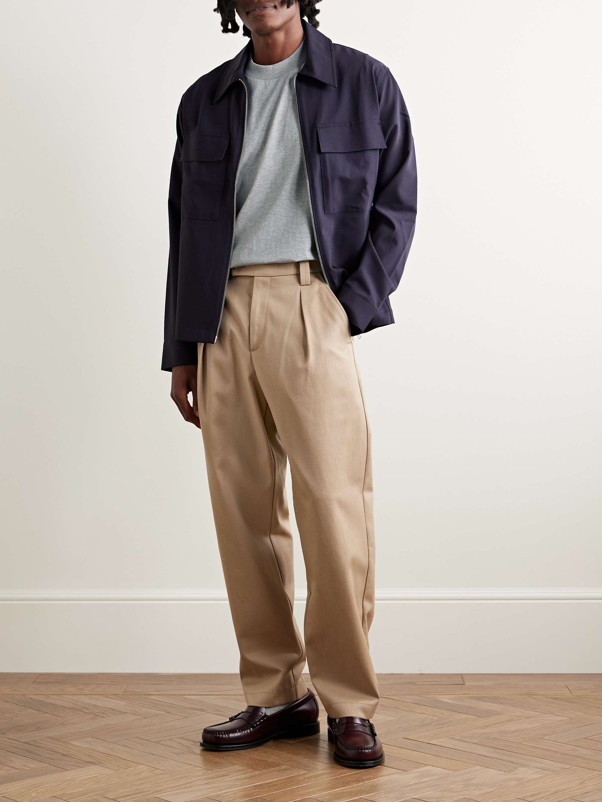 KAPTAIN SUNSHINE Suvin Supima Cotton-Jersey T-Shirt for Men | MR