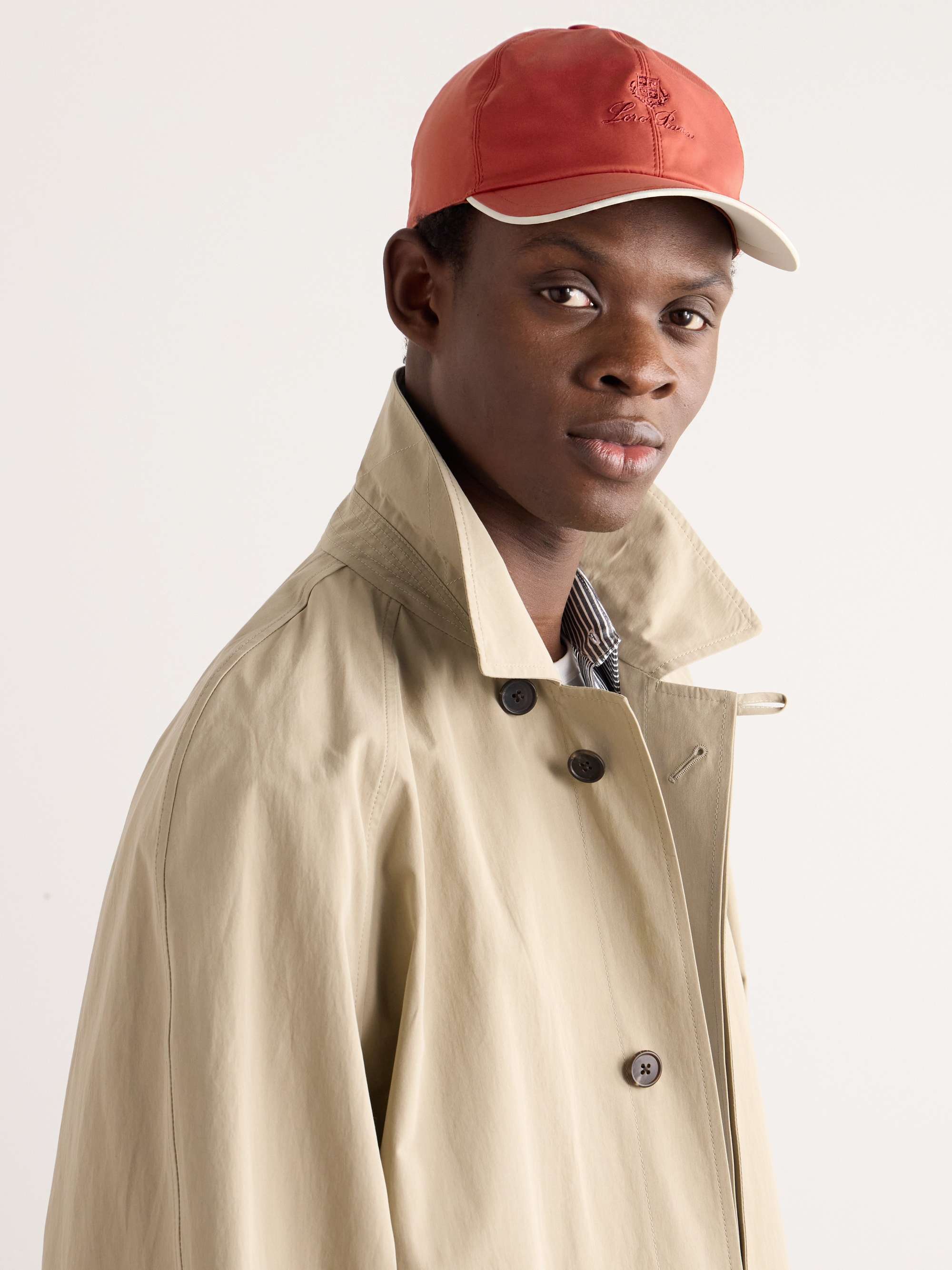 LORO PIANA Logo-Embroidered Storm System® Shell Baseball Cap for