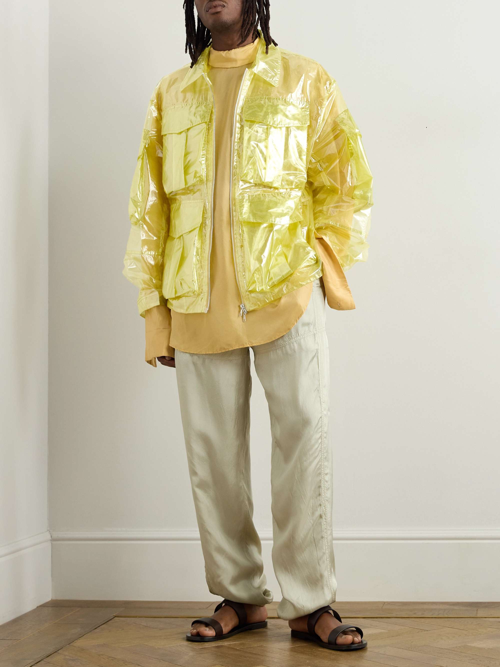 DRIES VAN NOTEN Crinkled-Nylon Field Jacket for Men | MR PORTER