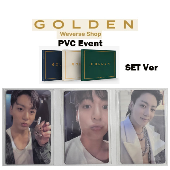 BTS Jungkook Solo Album GOLDEN - Weverse PVC Event – MrsMunKorea Shop