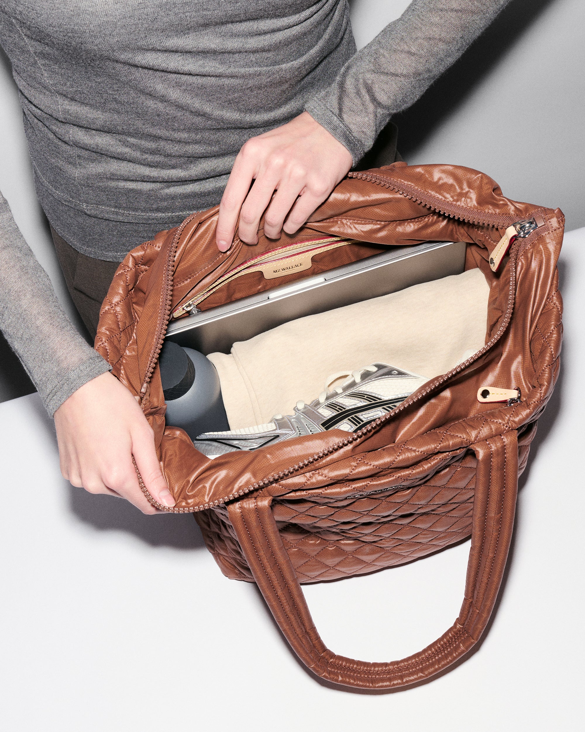 Terracotta Medium Metro Tote Deluxe