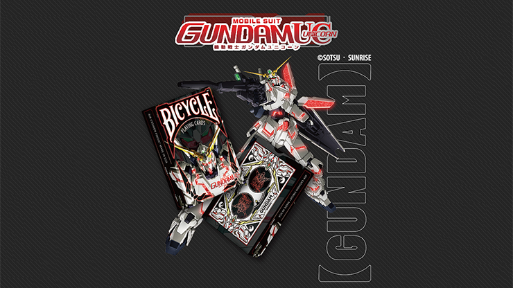 Bicycle Gundam Unicorn Playing Cards | Magicshop AG