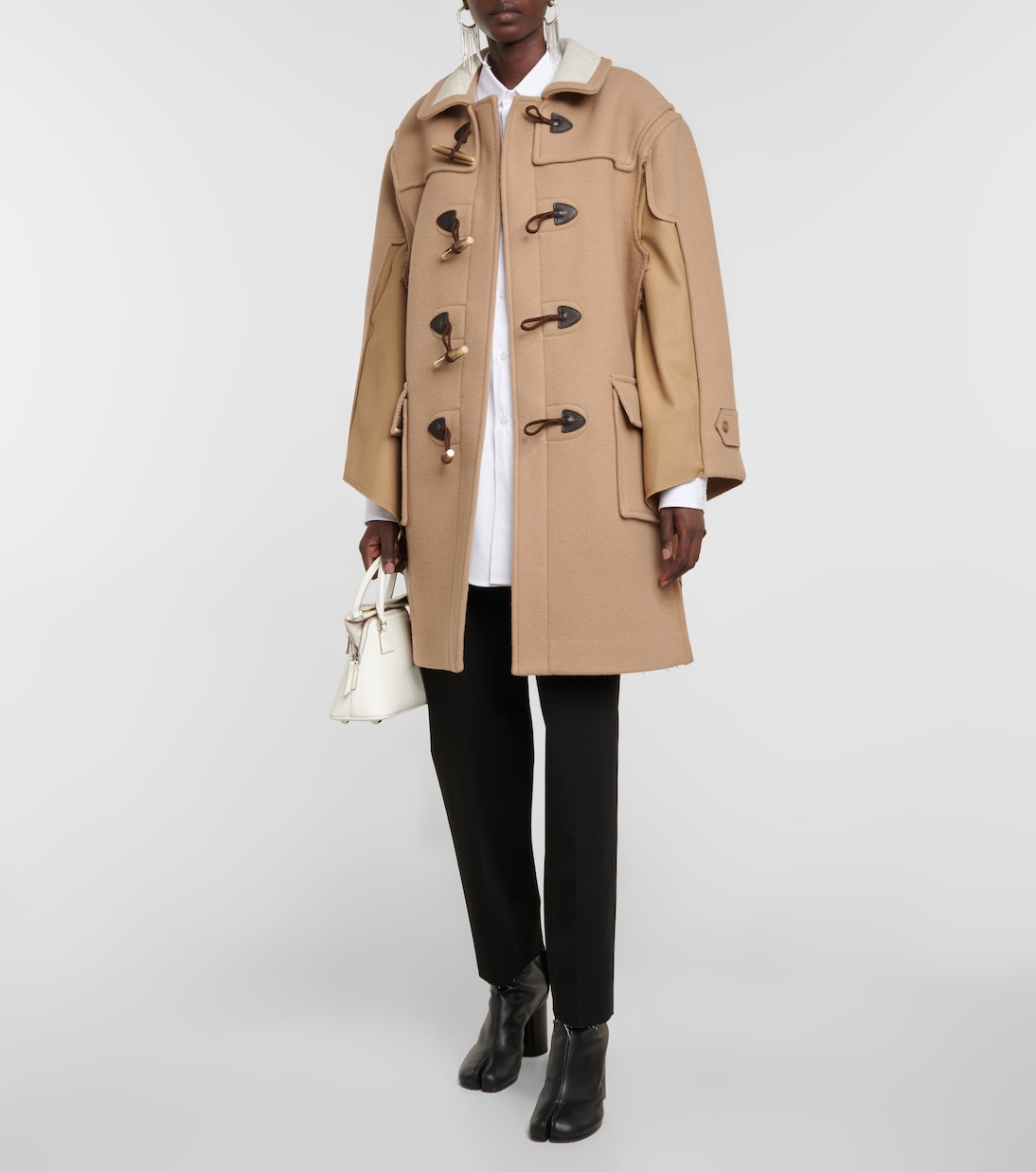 Wool duffle coat in beige - Maison Margiela | Mytheresa