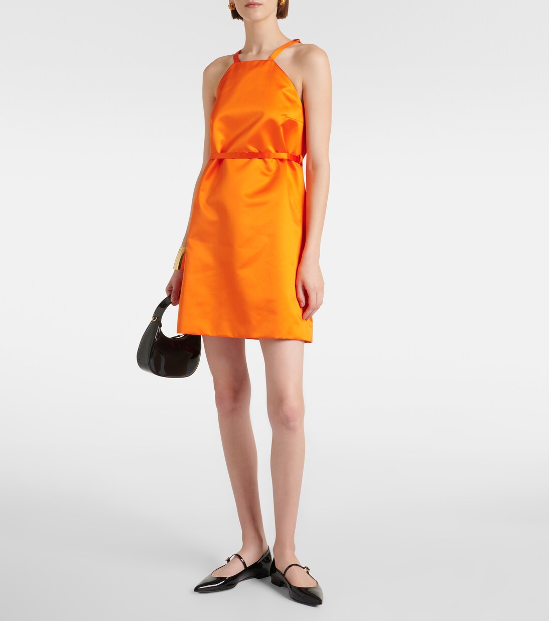 Ribbon Jane patent leather Mary Jane flats in black - Gianvito