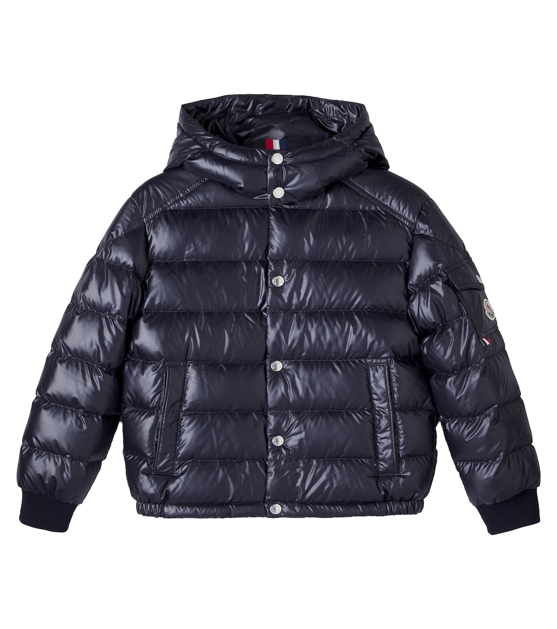Manaem quilted down jacket in blue - Moncler Enfant | Mytheresa