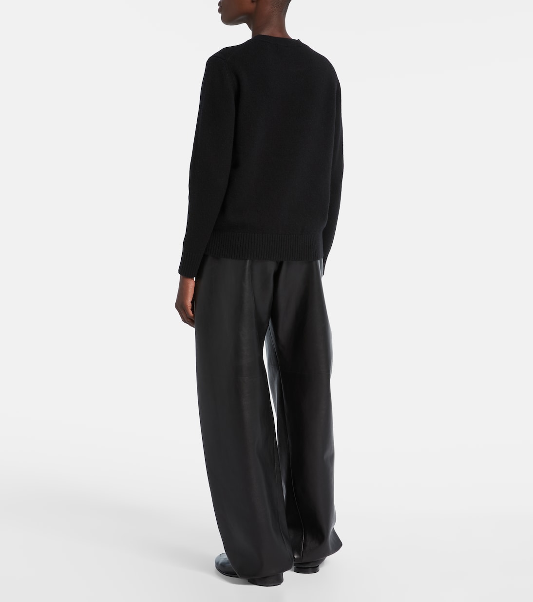 Logo wool and cashmere sweater in black - Givenchy | Mytheresa