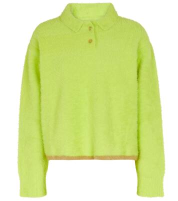 Le Polo Neve polo sweater in green - Jacquemus | Mytheresa
