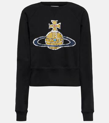 Cotton sweatshirt in black - Vivienne Westwood | Mytheresa