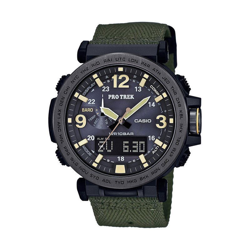 Casio Men's Pro Trek Triple Sensor Analog Watch | Men's Watches
