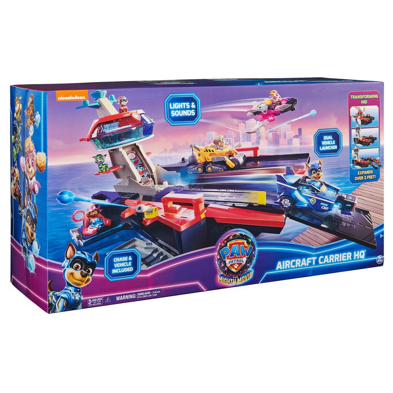Paw Patrol Aircraft Carrier Headquarters Playset | Learning Toys