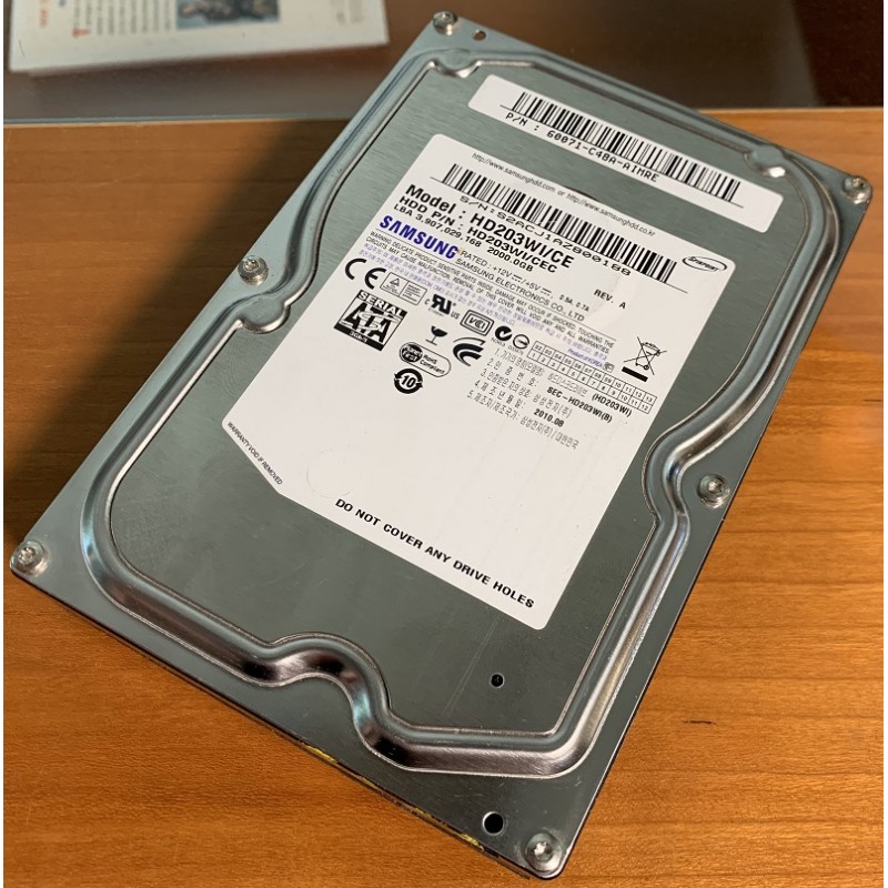 Samsung 2TB 3.5in 5.4K 3Gbps SATA HDD