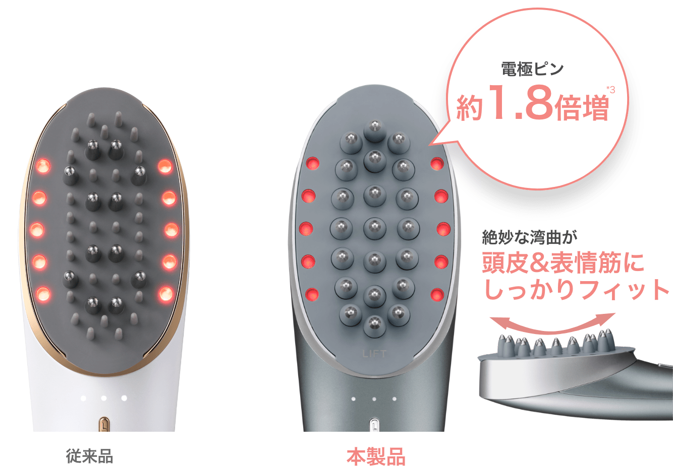 新形状！“ニードル”ブラシ搭載「ニードルリフトブラシ」｜カンタン