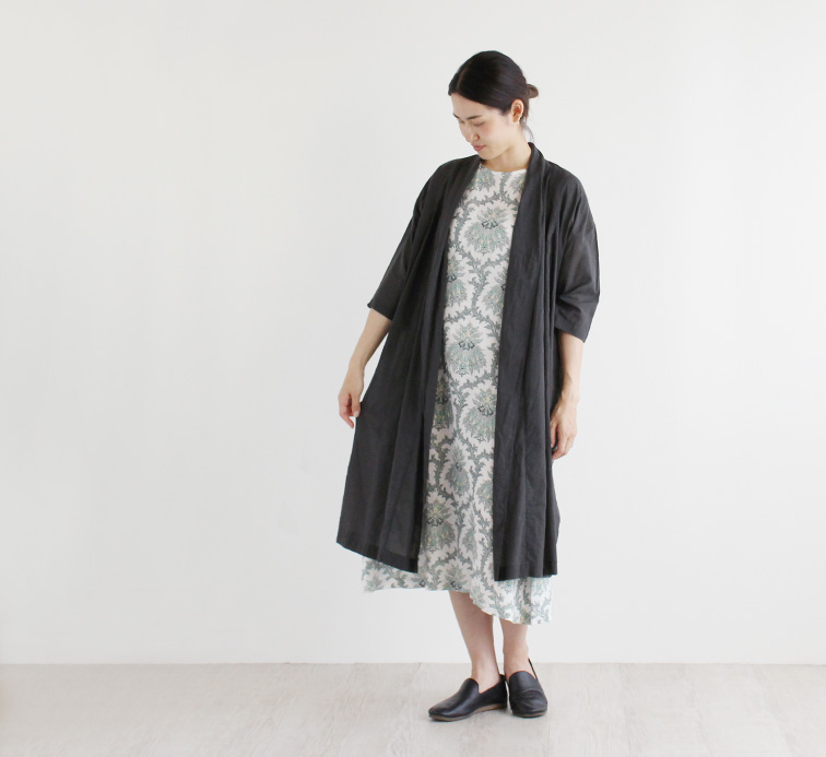 nofl】コットンシルクガウン 644204170 | ナチュラル服通販サイト nofl