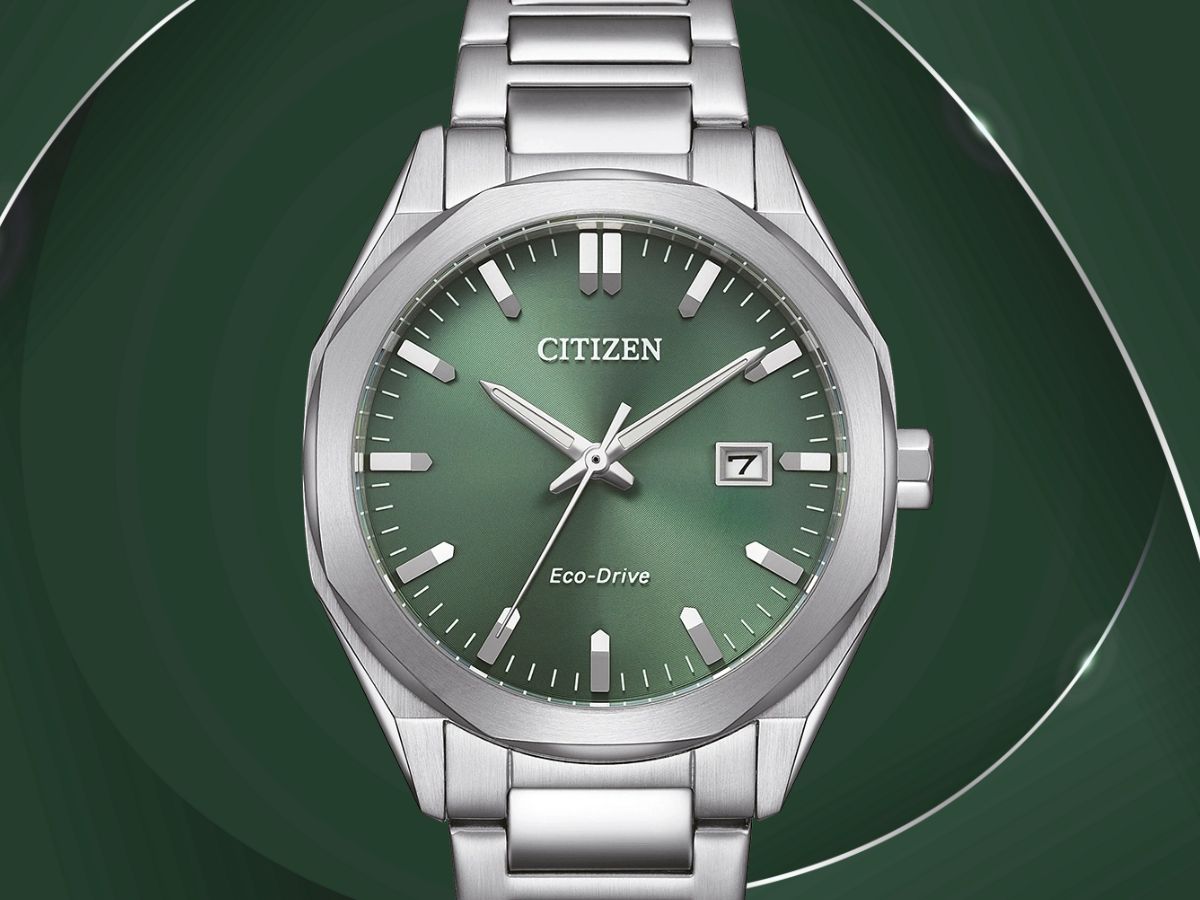 Citizen bringt neue grüne Eco-Drive-Uhr mit Metallarmband auf den