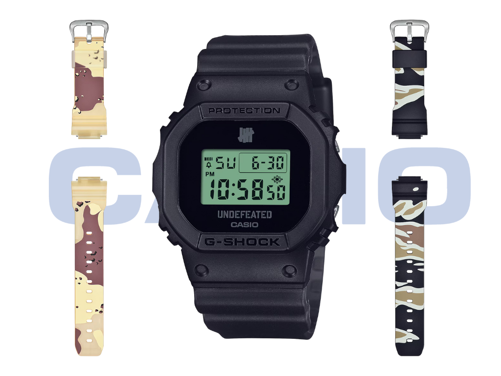 Casio's new all-black G-Shock DWE-5600UD-1 comes with two extra