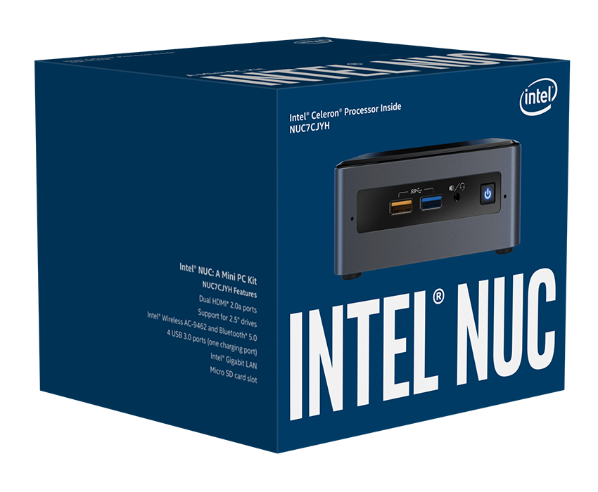 Intel NUC Kit NUC7CJYH (Celeron J4005, UHD 600) Mini PC Review