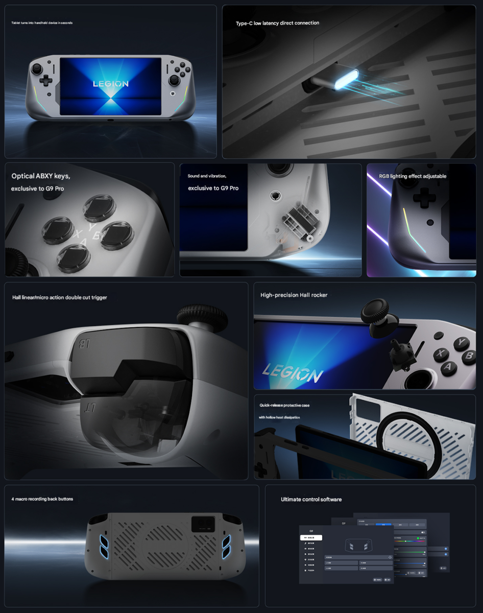 Lenovo launches G9 controller that turns new Legion tablet into