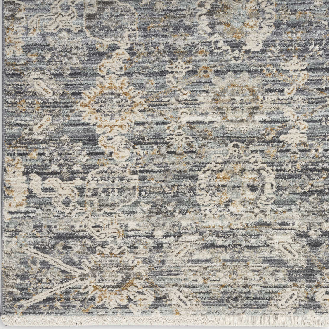 Lynx Charcoal Indoor only Persian Rug, LNX08 | Nourison Home