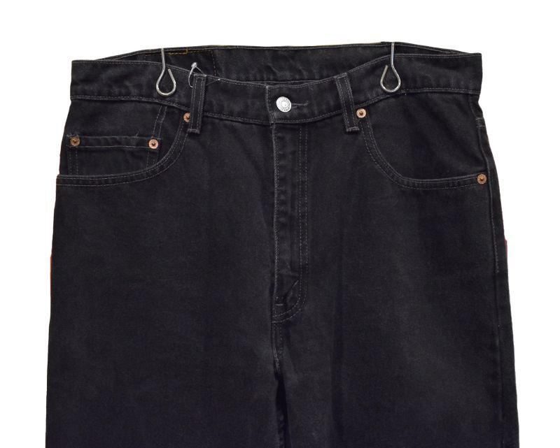 90's【ビンテージ】【LEVI'S】【リーバイス505】505【黒】【デニム