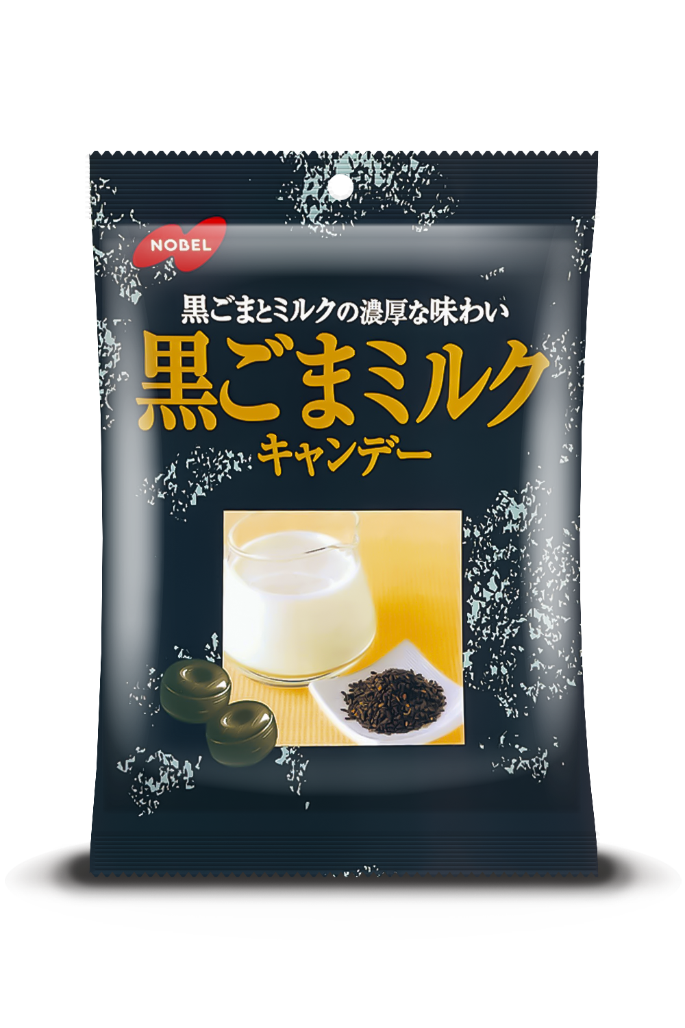 黒ごまミルクキャンデー 黒ごまミルク味 | ノーベル製菓株式会社