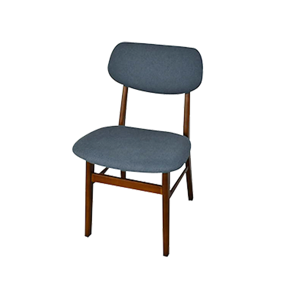 チェアRY42【送料無料】ウォールナット/ダークブルー | NOCEノーチェ