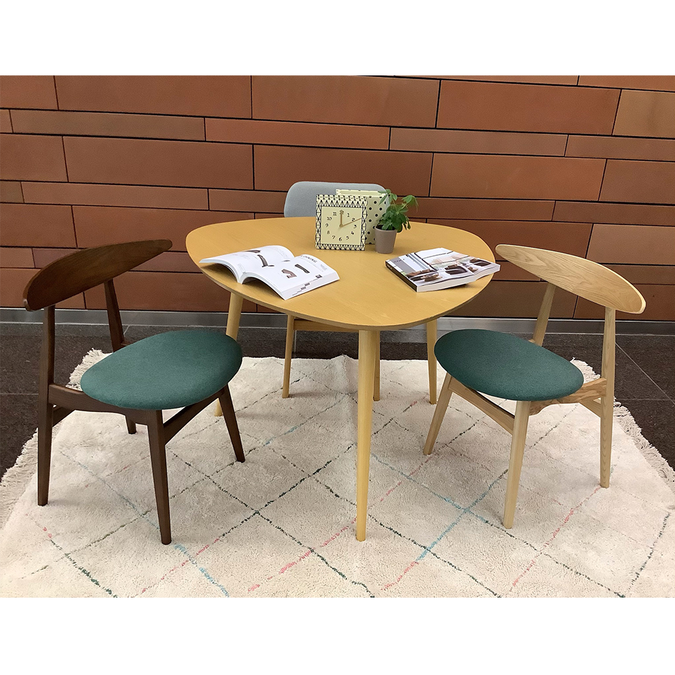 チェアRY54【送料無料】ウォールナット/6ダークグリーン | NOCE