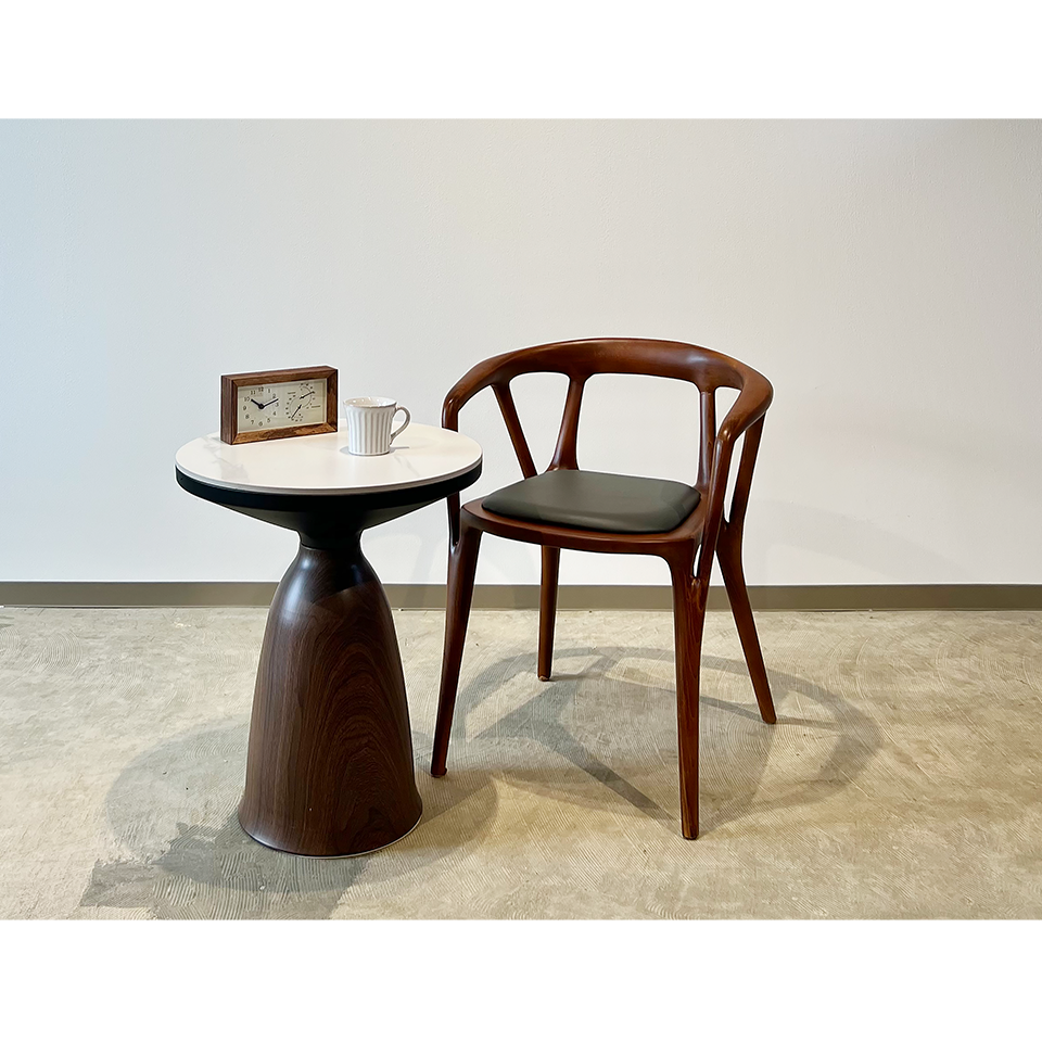 チェアWD1866【送料無料】ダークブラウン/グレー | NOCEノーチェ 家具