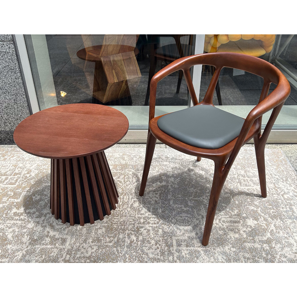 チェアWD1866【送料無料】ダークブラウン/グレー | NOCEノーチェ 家具