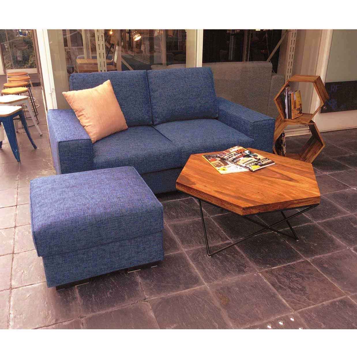 ソファTD9811A 2人掛けセット（オットマン付き）【送料・開梱設置無料