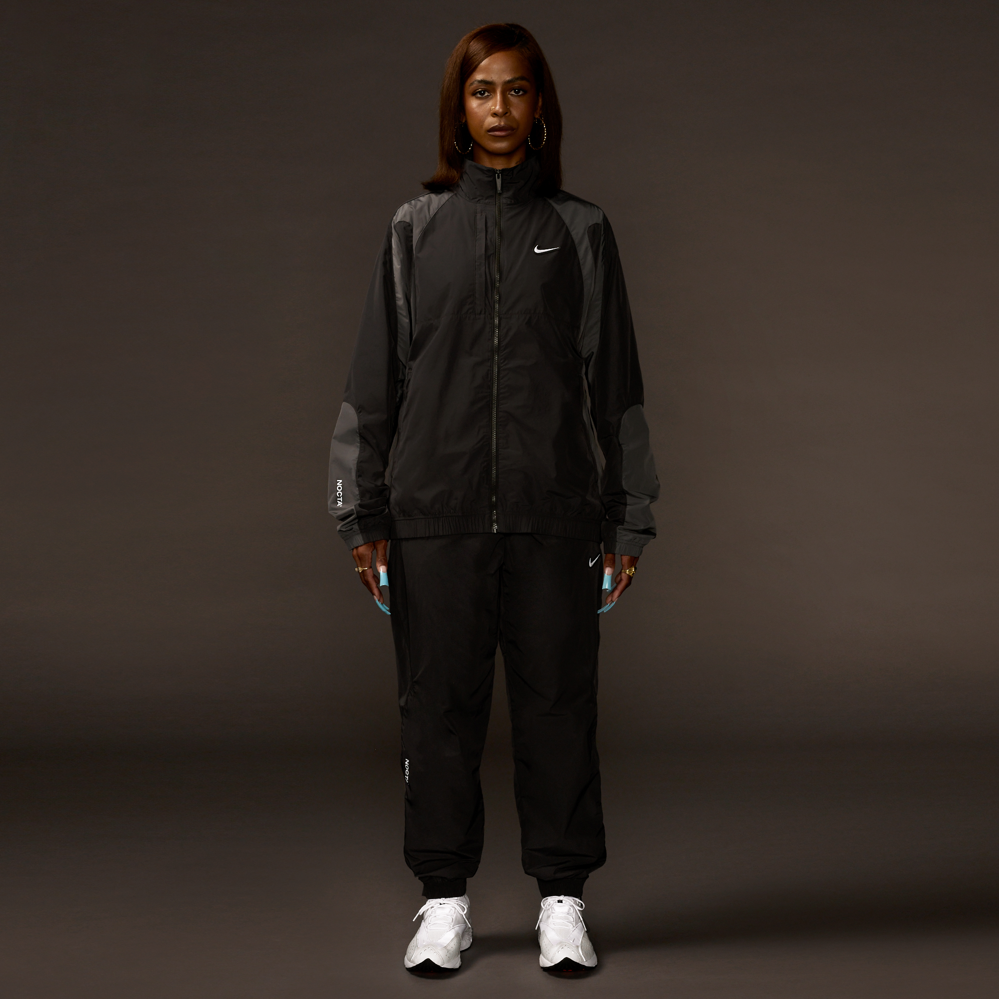 Northstar Nylon Track Jacket Anthracite | NOCTA