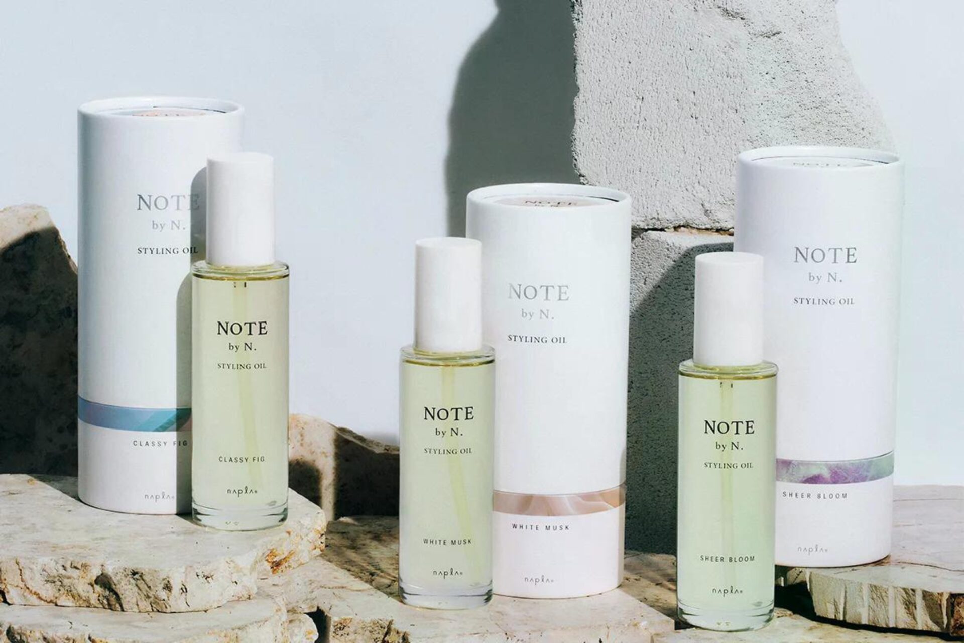 フレグランス発想『NOTE by N. スタイリングオイル』販売START | 美容